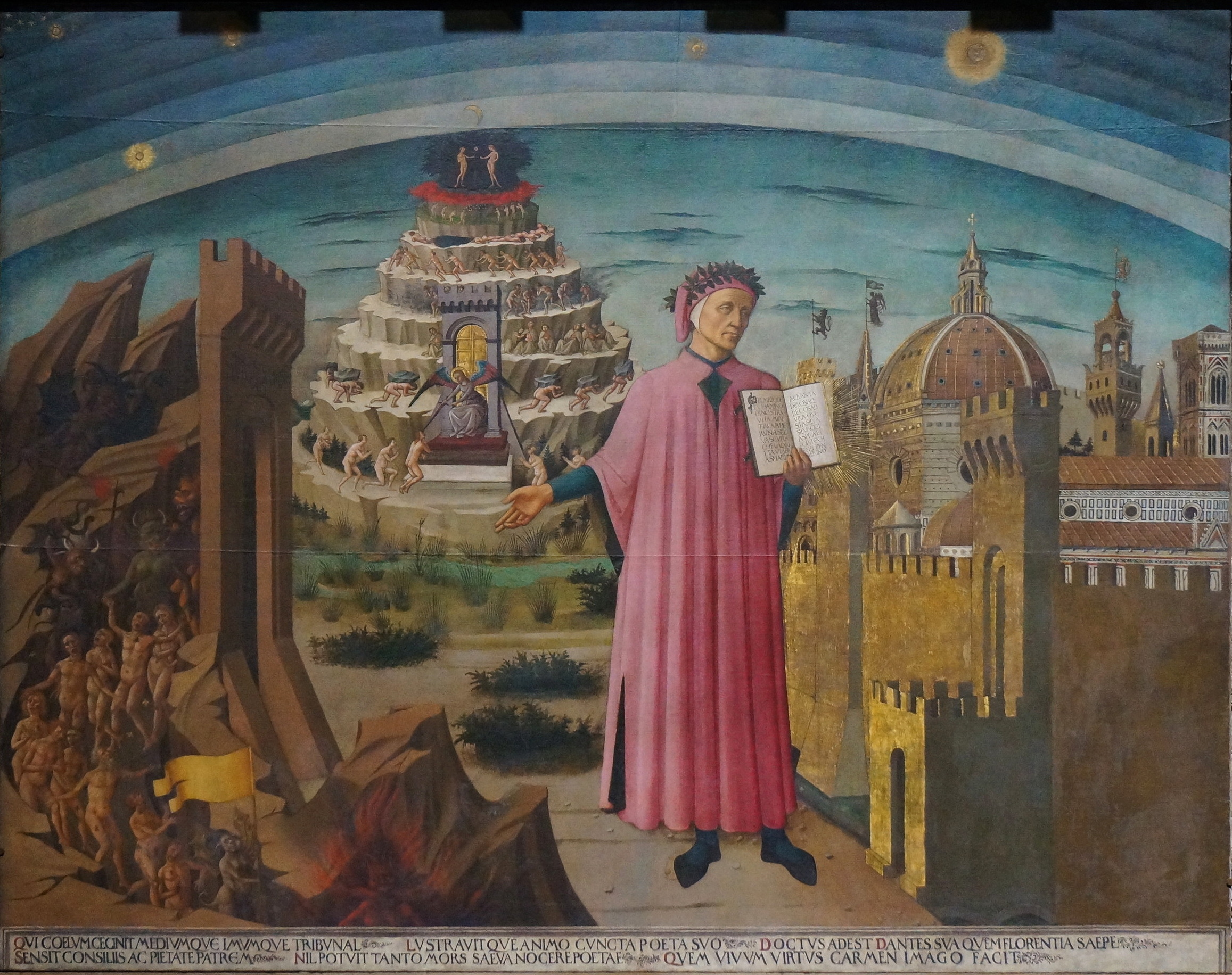 Dante Alighieri – Porträt (Spätmittelalter)