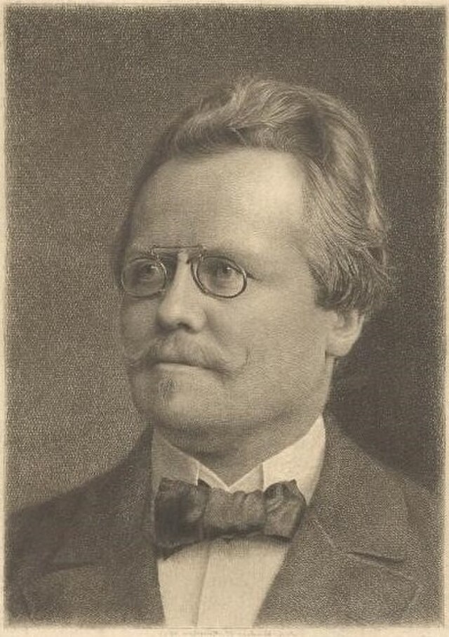 Otto Julius Bierbaum – Radierung von Johann Lindner (1899)